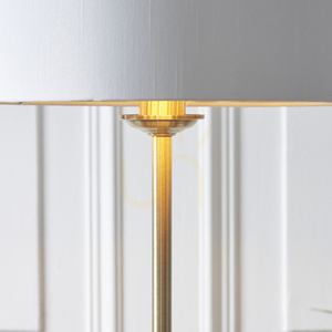 Stojacia lampa Endon Highclere brass vintage biela E27 4 Stojacia lampa Endon Highclere brass vintage biela E27 small 4
