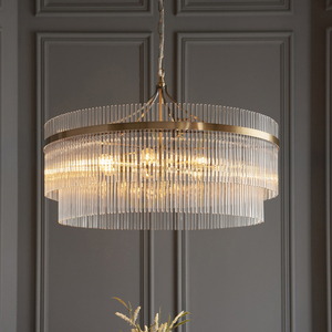 Závesné svietidlo Endon Marietta Grand Brass 7x E14 70 cm small 3
