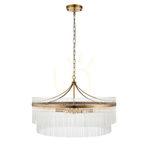 Závesné svietidlo Endon Marietta Grand Brass 7x E14 70 cm small 7