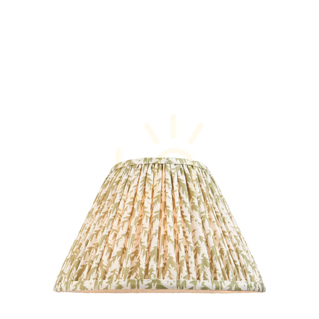 Lampshade Endon Herb Garden Green Fabric E27 30cm 18cm