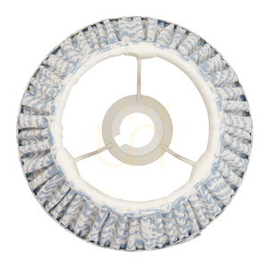 Tienidlo Endon Leaf Shell Bay Blue látka 20 cm E14/B22 112915 small 3