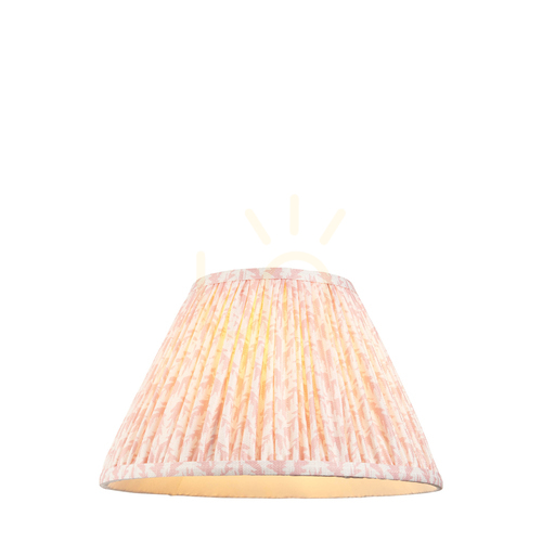 Skontrolujte Tienidlo Endon Leaf oranžové látkové 30 cm E27