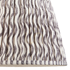 Textilné tienidlo Endon Ripple perleťovo sivé 35 cm E27/B22 small 2