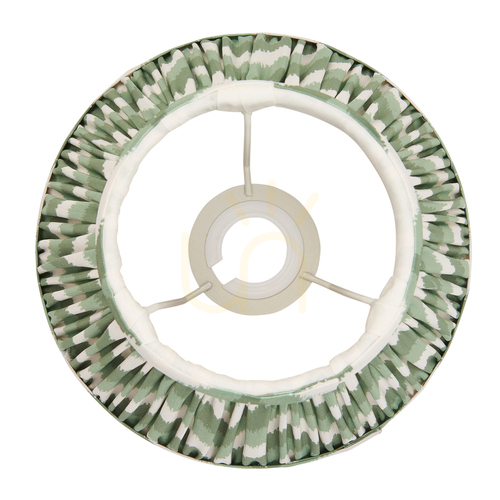 Skontrolujte Tienidlo Endon Aspen Green látkové zelené E14 20 cm