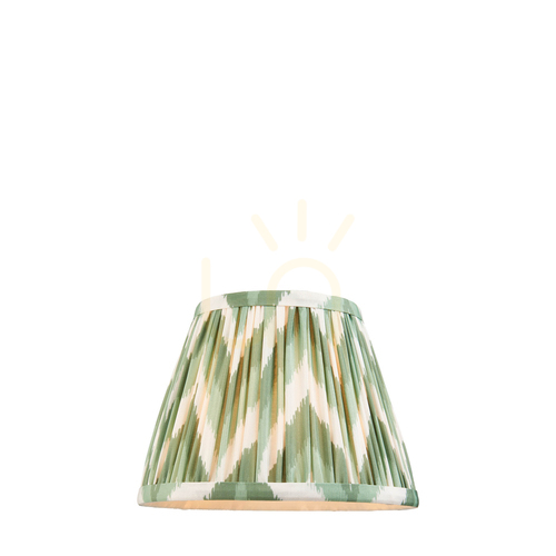 Skontrolujte Tienidlo Endon Aspen Green látkové zelené E14 20 cm