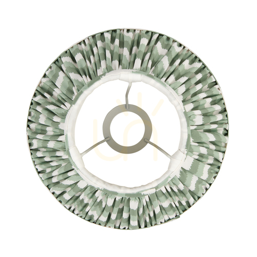 Skontrolujte Tienidlo Endon Aspen Green látkové E27 zelené 18,5 cm