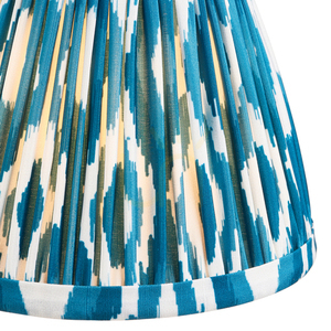 Textilné tienidlo Endon Ikat Marlin Blue, 16 cm small 1
