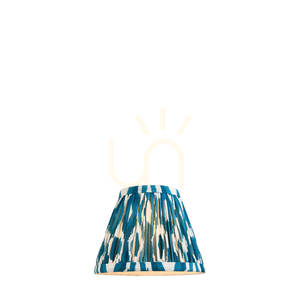 Textilné tienidlo Endon Ikat Marlin Blue, 16 cm small 0