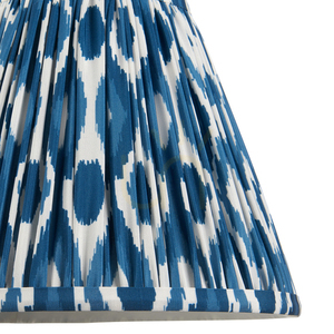 Tienidlo Endon Ikat modré látkové 25 cm E27 small 2