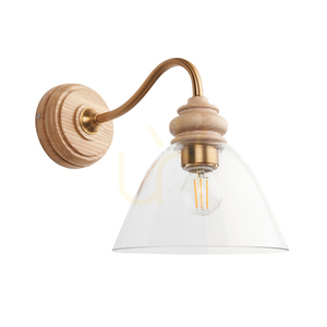 Nástenné svietidlo Endon Cotswold Brass mosadzné E14 stmievateľné small 1