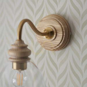 Nástenné svietidlo Endon Cotswold Brass mosadzné E14 stmievateľné small 7