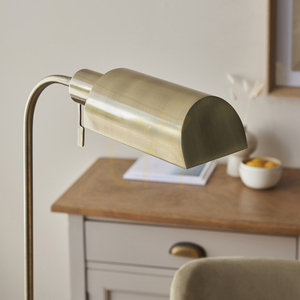 Stojacia lampa Endon Mosadz E27 oceľ 35 cm čierny kábel small 2