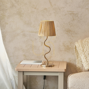 Stolová lampa Endon Wriggle brass prírodné vlákno E14 2 Stolová lampa Endon Wriggle brass prírodné vlákno E14 small 2