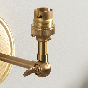 Nástenné svietidlo Wood Wing Brass Endon small 2