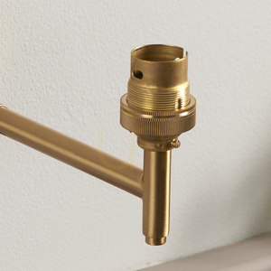 Nástenné svietidlo Wood Fold Brass Endon small 2