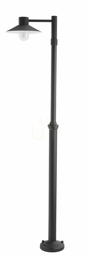Skontrolujte LUND NORLYS 274BL Čierna záhradná lampa Norlys E27.
