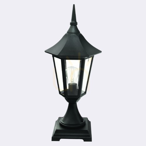 Skontrolujte Záhradný stĺpik NORLYS Modena 300BL čierny RAL 9005, E27, 56 cm