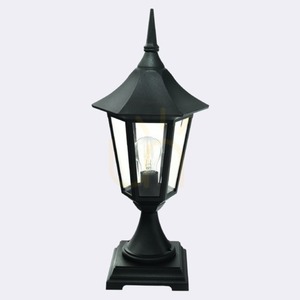 Záhradný stĺpik NORLYS Modena 300BL čierny RAL 9005, E27, 56 cm small 0