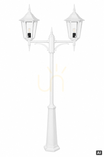 Skontrolujte MODENA NORLYS 382WH Biela záhradná lampa E27