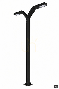 Osvetľovací stĺp Trysil 1023BL čierny LED 4000K DALI2 300 cm NORLYS small 0