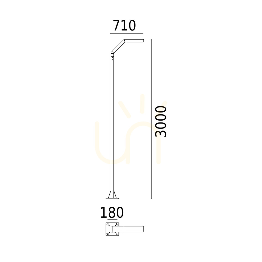 Skontrolujte Záhradné svietidlo NORLYS Trysil 1067GR grafitové LED 12,2 W 4000 K DALI2 Záhradné svietidlo NORLYS Trysil 1067GR grafitové LED 12,2 W 4000 K DALI2