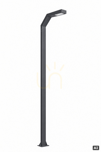 Skontrolujte Osvetľovací stĺp Trysil 1079GR grafitový LED 4000K DALI2 350 cm NORLYS