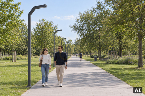 Skontrolujte Osvetľovací stĺp Trysil 1079GR grafitový LED 4000K DALI2 350 cm NORLYS