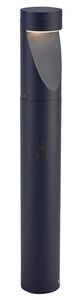 Stĺpikové LED svietidlo Norlys Oppland 1324GR, 85 cm, grafitový, 3000 K, DALI2 small 0