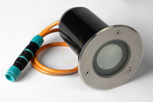 Pojazdné svietidlo LED Rena 1751ST, nehrdzavejúca oceľ, okrúhle ø13 cm, 4,2 W 4000 K, saténové sklo, NORLYS small 1