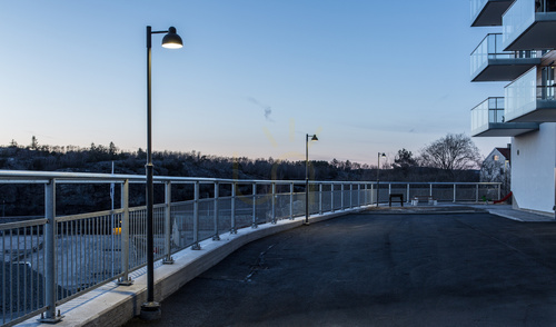 Skontrolujte Stĺpikové svietidlo NORLYS Koster 1839GR grafitové LED 17,1 W 4000 K DALI2
