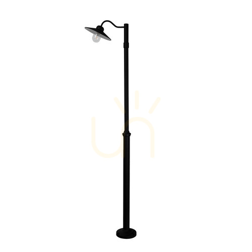 Skontrolujte KARLSTAD NORLYS 2033BL Čierna záhradná lampa Norlys E27.
