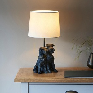 Stolová lampa Endon Westie béžová živica a látka E14 4 Stolová lampa Endon Westie béžová živica a látka E14 small 4