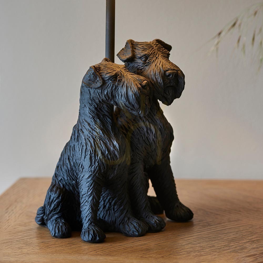 Náhľad Stolová lampa Endon Westie béžová živica a látka E14 Stolová lampa Endon Westie béžová živica a látka E14