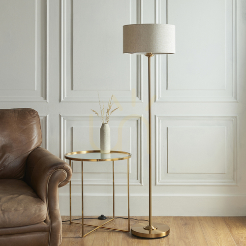 Skontrolujte Stojaca lampa Highclere Brass Endon