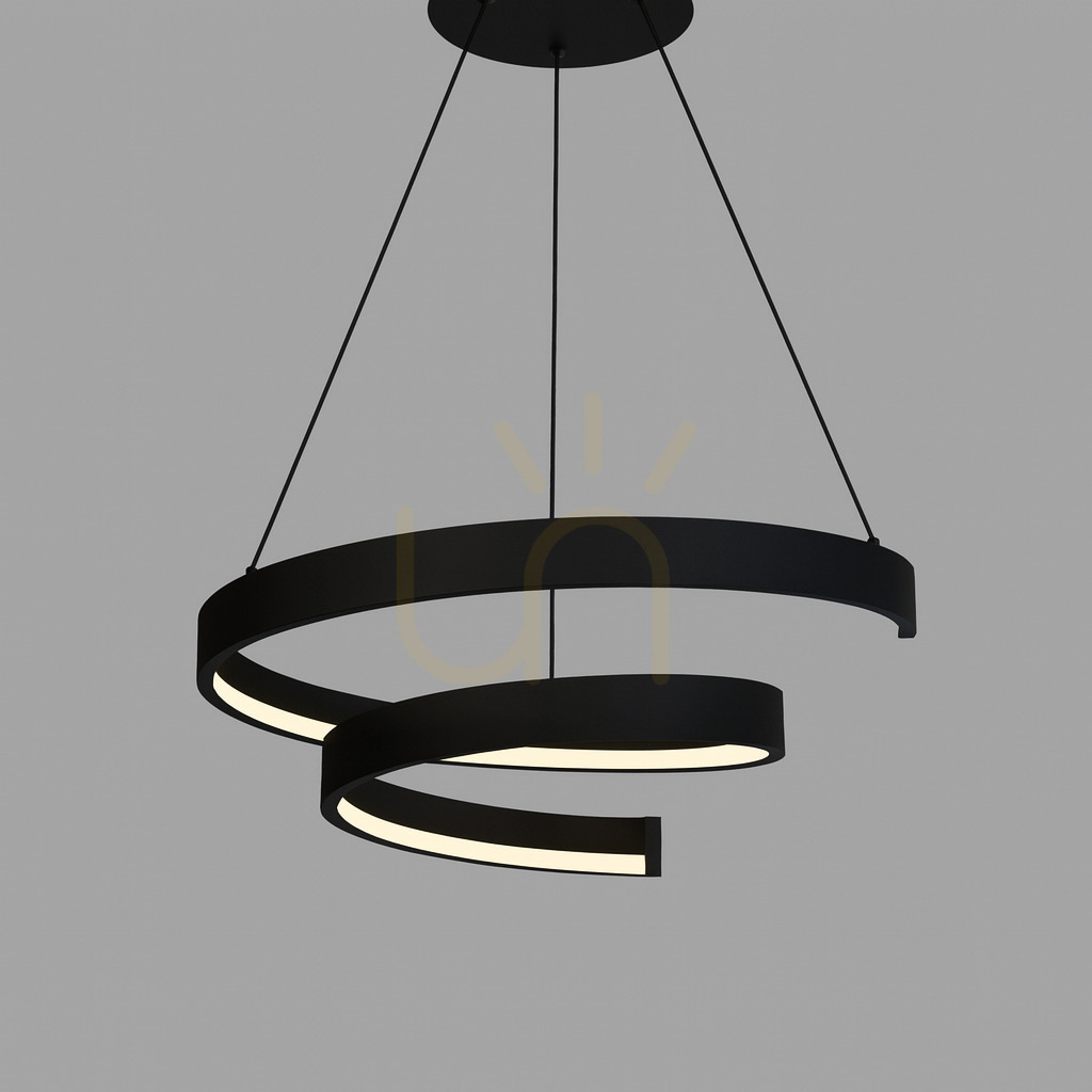 vyhliadka Závesné svietidlo LED TOPPO čierne 6032-0110 Aviano Závesné svietidlo LED TOPPO čierne 6032-0110 Aviano
