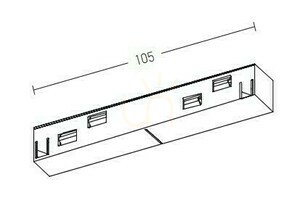 Adaptér 143*18*17mm Čierna farba ZAMBELIS small 1