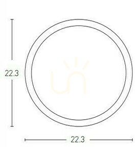 Čierny LED panel 3000k 20W 24V ZAMBELIS small 1