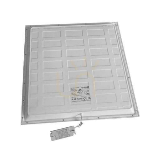 Skontrolujte LED panel V-TAC 40W 600x600 podsvietenie 33mm 120Lm/W napájanie Philips VT-61040 4000K 4800lm 5 rokov záruka