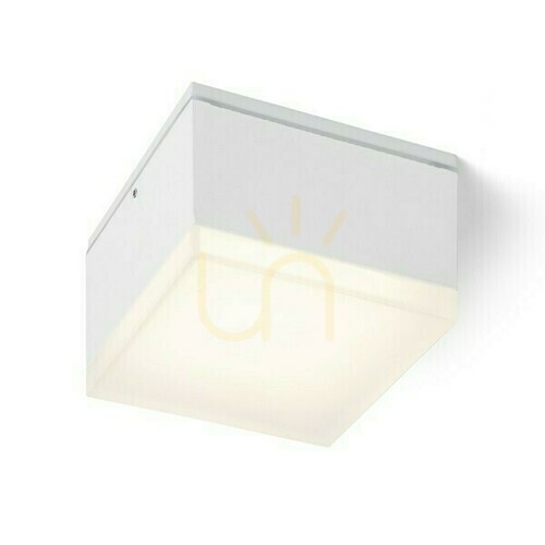 Skontrolujte Vonkajší strop Orin Sq White Satin Acrylic 230 V Led 10 W Ip54 3000 K