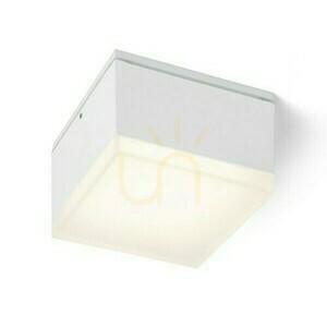 Vonkajší strop Orin Sq White Satin Acrylic 230 V Led 10 W Ip54 3000 K