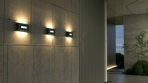 Vonkajšie nástenné svietidlo Lutec ARTEO 5117002454 LED 12W sivé hliníkové small 3
