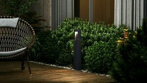 Vonkajšie stĺpikové svietidlo Lutec ARTEO LED 12,5 W grafitové 75 cm hliník 7217001454 small 3