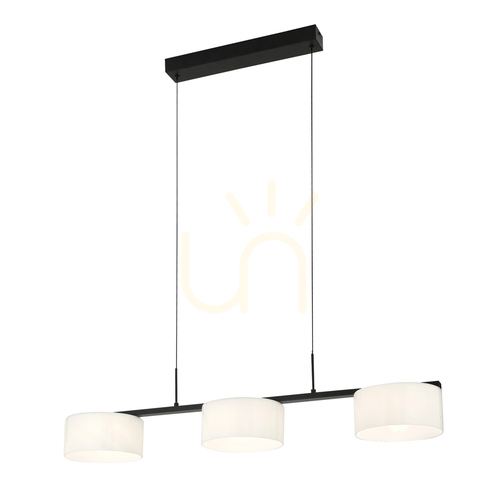 Skontrolujte Závesné svietidlo Italux Austis LED čierne 3x LED PND-02836-3-BK