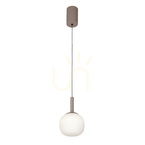 Skontrolujte Závesné LED svietidlo Italux Montes 6W hnedé sklo PND-02217-1-BRO