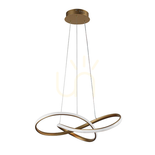 Skontrolujte Závesné LED svietidlo Italux Consa zlaté 50 cm PND-19221C-GD