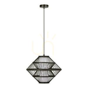 Závesné svietidlo Lucide Pasquino čierne E27 Japandi 40 cm 21445/40/30 small 2