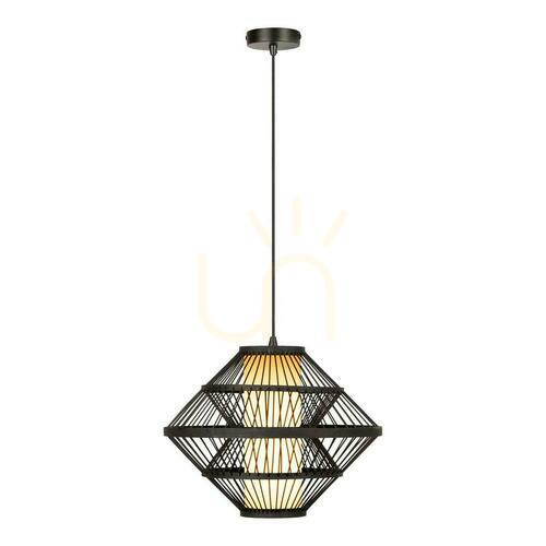 Skontrolujte Závesné svietidlo Lucide Pasquino čierne E27 Japandi 40 cm 21445/40/30