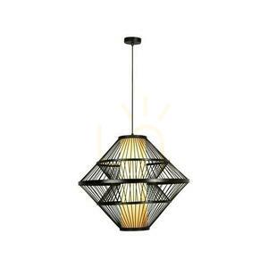 Závesné svietidlo Lucide PASQUINO čierne Japandi 60 cm 21445/60/30 small 1