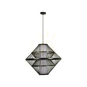 Závesné svietidlo Lucide PASQUINO čierne Japandi 60 cm 21445/60/30 small 2