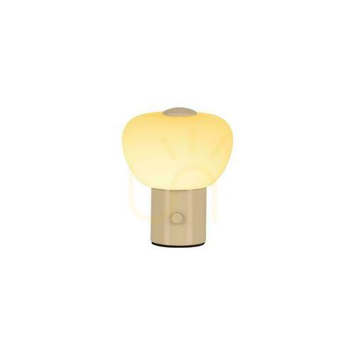 Skontrolujte Stolová lampa Lucide GUSTAV béžová sklo LED USB 44521/01/38